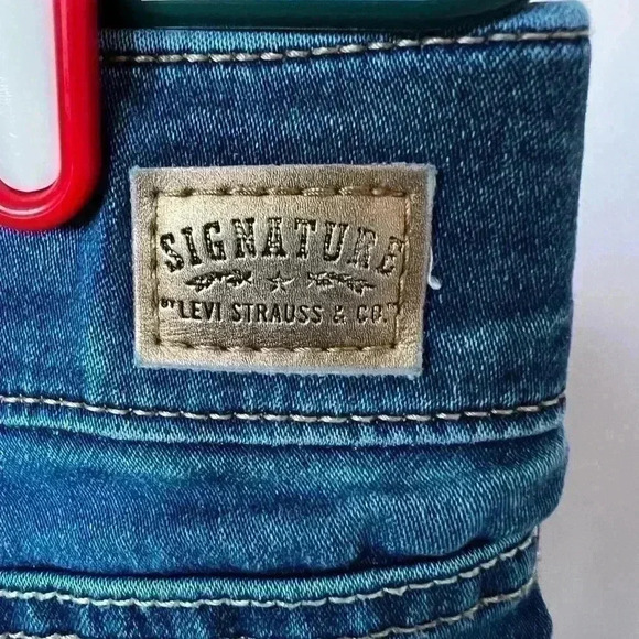 Signature Gold By Levi Strauss Co Sz 14m Pull On Skinny Jeggings - Picture 3 of 6